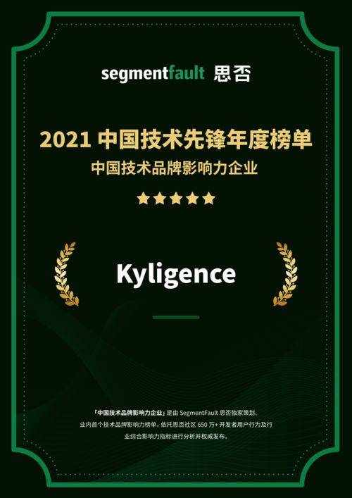 歲末再添佳譽 Kyligence 以計算機軟硬件技術(shù)開發(fā)實力榮膺多項行業(yè)大獎